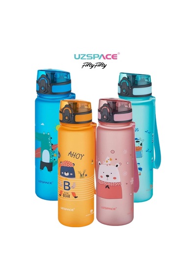 Uzspace Figürlü 500 Ml Tritan Çocuk Su Matarası Genel