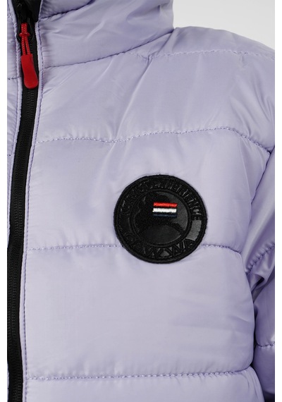 D1fference İçi Kürklü Su Ve Rüzgar Geçirmez Erkek Çocuk Mont Lila