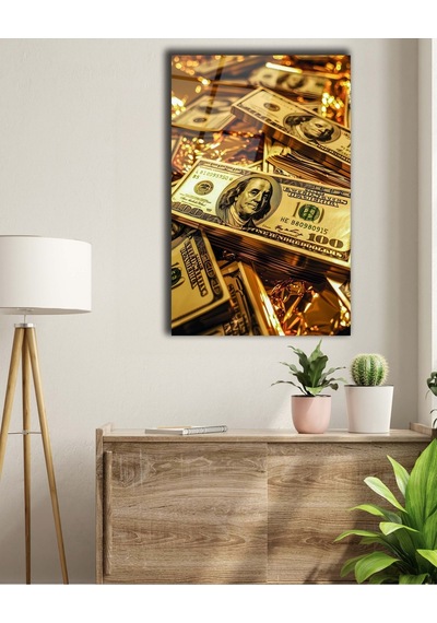 Altın Dolar Cam Tablo