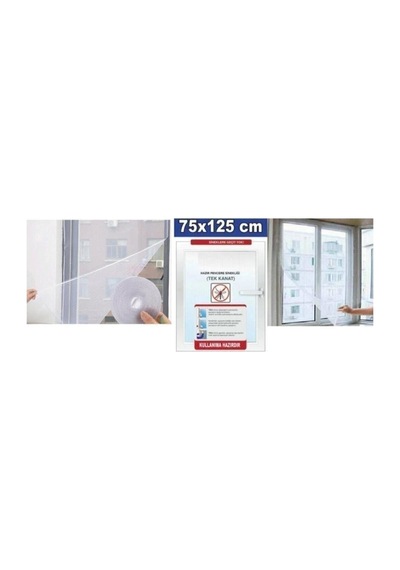 Sineklik Hazır Beyaz 75 X 125 Plastik