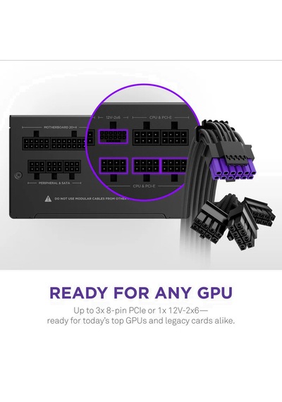 Nzxt C1000 1000w 80+ Gold Core Pcıe 5.1 Atx 3.1 135mm Full Modüler Psu