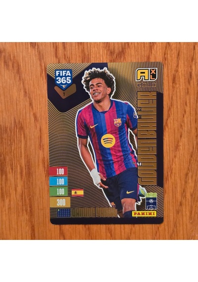 Panini Adrenalyn 2027 Lamine Yamal Golden Baller Oyun Kartı