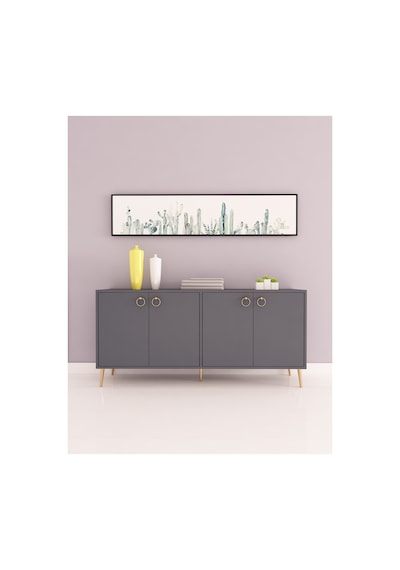 Lara 160 Cm Konsol Antrasit - Antrasit Antrasit-antrasit
