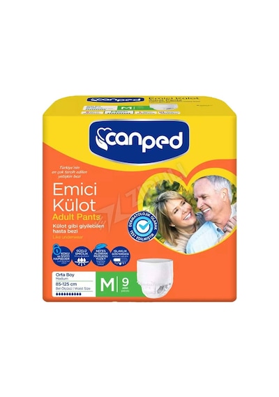 4 Adet Canped Emici Orta 9 Lu Külot Bezi Diğer