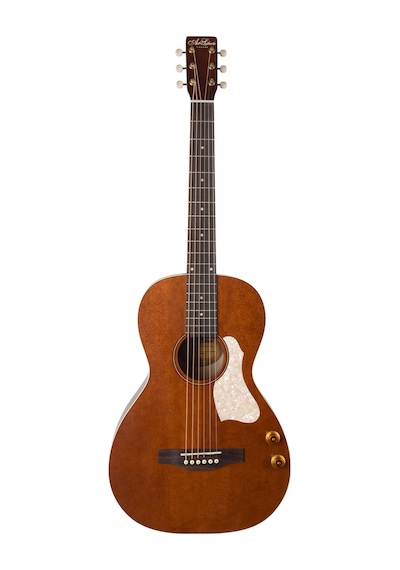 Art &amp Lutherie Roadhouse Parlor Q-discrete Elektro Akustik Gitar Havana Brown