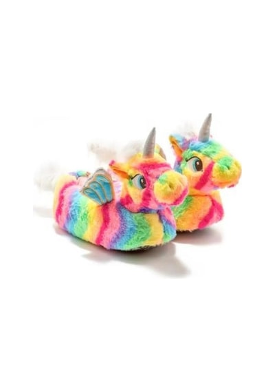 Twigy Rainbow Çocuk Hayvalı Panduf Renkli 30/35