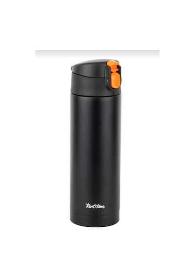 Tantitoni Mat Siyah Paslanmaz Çelik Termos 450 Ml Siyah
