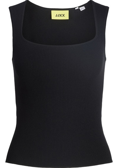 Jack & Jones Kadin Kare Yaka Kolsuz Üst - Posie - 12290769 Siyah