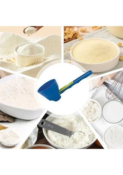 Sn-29959 Kaydırmalı Ayarlı 2in1 Mutfak Ölçü Kaşığı Renkli