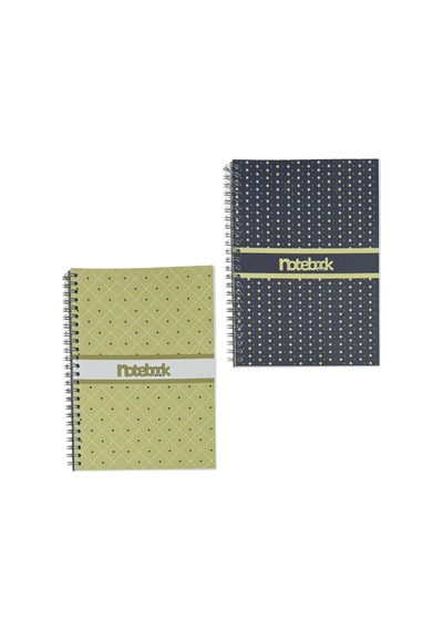 A5 Spiralli Puantiyeli Defter 40 Yaprak 4'lü Tamamı Çizgisiz