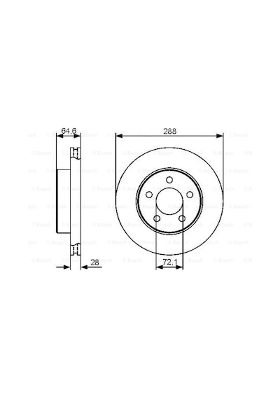 Jeep Liberty Kj 3.7 2001-2007 Bosch Ön Disk 2 Adet