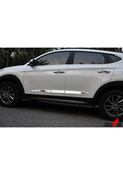 Hyundai Tucson 2015 - 2020 Yan Kapı Çıtası 4 Parça Krom Çıta