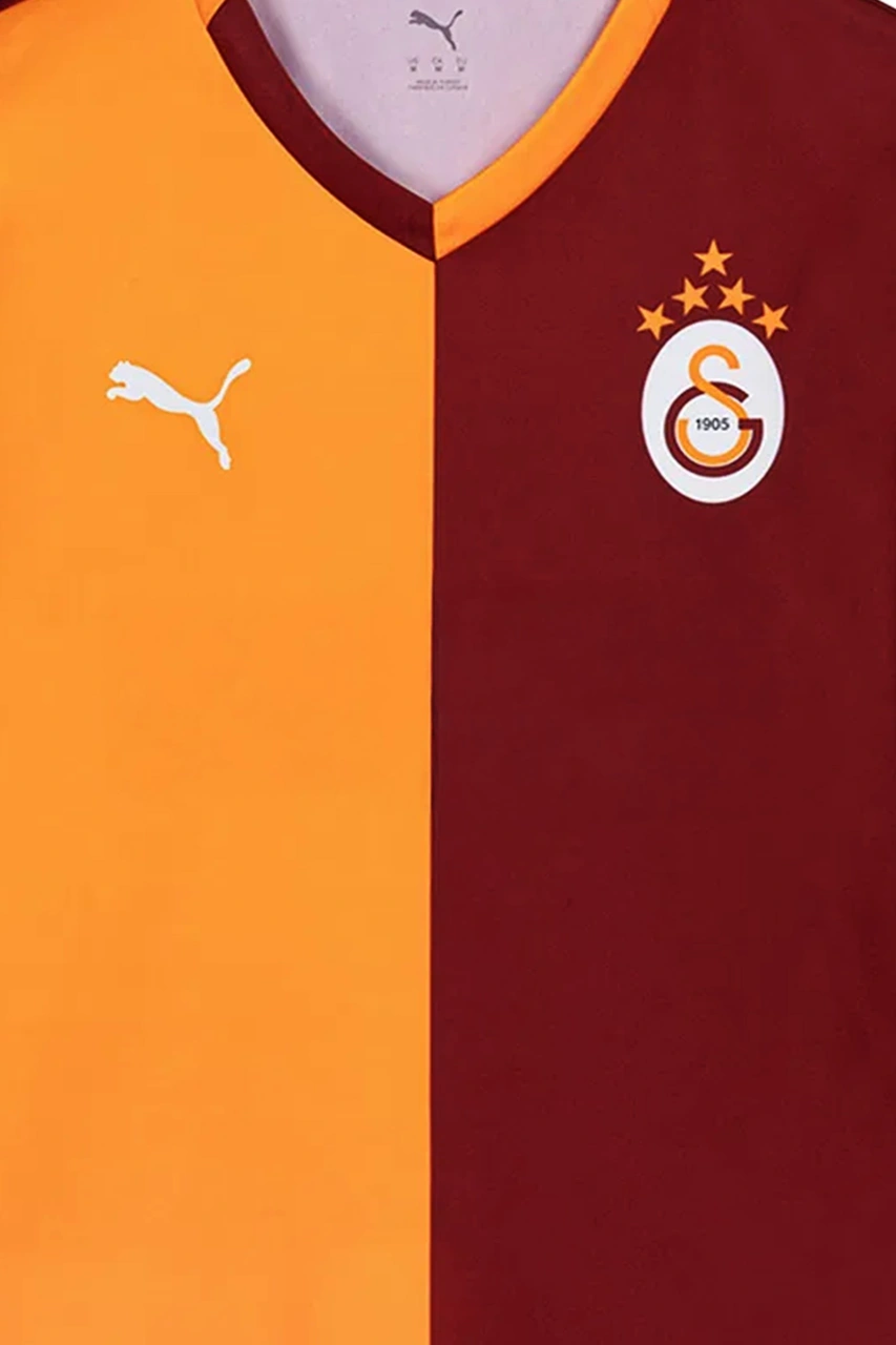 Galatasaray Puma 2025/2026 Çocuk İç Saha Parçalı Taraftar Forma Kırmızı
