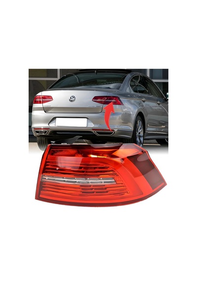 Vw Passat B8 2015 Highline Sağ Dış Stop Lambası Ledli 3g5945208
