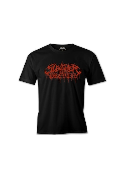 Slaughter To Prevail Logo Siyah Erkek Tshirt 001