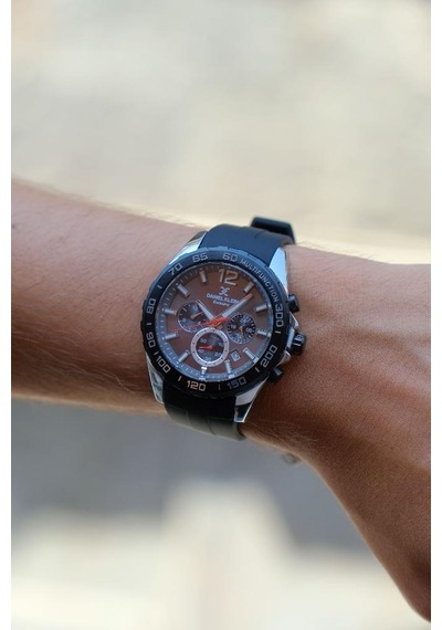 Daniel Klein Dke.1.13742-1 Exclusive Tüm Fonksiyonlar Aktif Silikon Kordonlu Farklı Renk Seçenekli Çelik Kaplama Erkek Kol Saati Siyah-metal