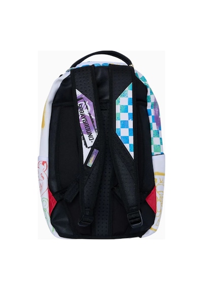 Sprayground Digital Graffiti Shark Sırt Çantası, Şık Ve Fonksiyonel Tasarım Günlük Sırt Çantası Beyaz