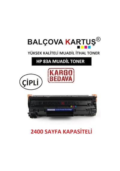 Hp Laserjet Pro Mfp M125A Yazıcı Için 83A Chipli Uyumlu Toner