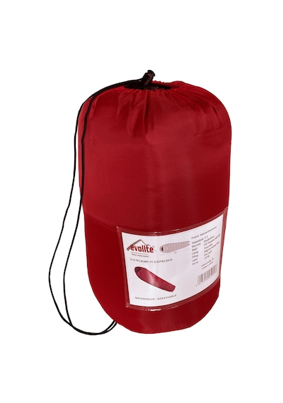 Evolite Alfa Pro Uyku Tulumu 0 Derece Kırmızı & Ultralight Comfort Katlanır Mat Haki Kamp Seti
