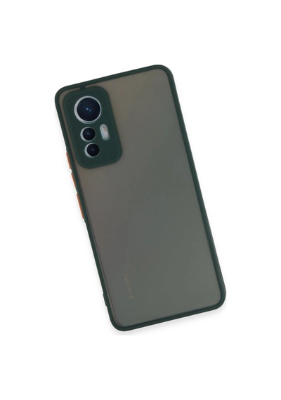 Uryport Xiaomi Mi 12 Lite Kılıf Montreal Silikon Kapak - Yeşil Normal
