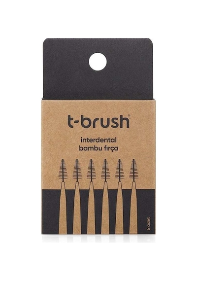T-brush Bambu Arayüz Fırçası 6'lı