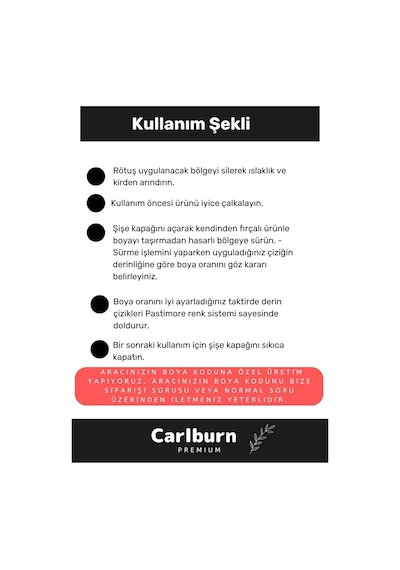 Özel Üretim Suya Dayanıklı Ford Marka Uyumlu Çizik Taş Izi  Onarıcı 40ml Oto Rötuş Boya