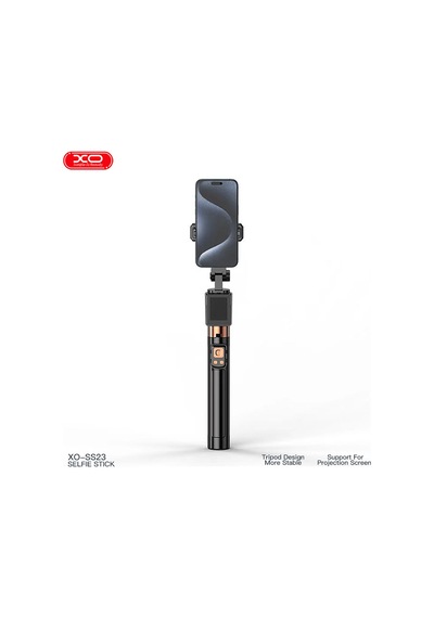 Ss23 600 Mah Bataryalı Telefon Sabitleyici Kablosuz Projeksiyonlu Bluetooth Selfie Çubuğu - Tripod