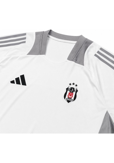 Tiro 24 Beşiktaş Antrenman Tişörtü Lazer Kutu Beyaz-gri Lzr