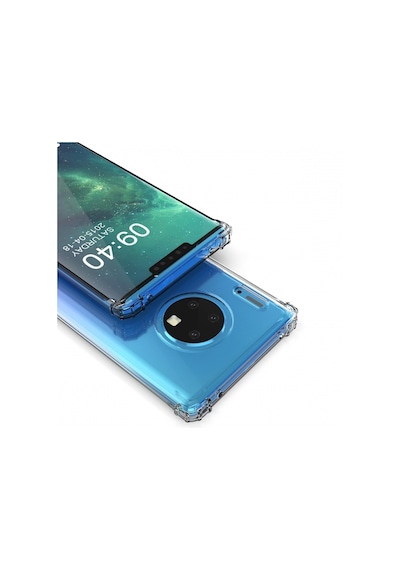 Blogy Mate 30 Pro İle Uyumlu Crystal Fit Kılıf Crystal Clear