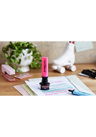 Edding 344 Fosforlu Kalem Seti - Sarı, Turuncu, Mavi, Pembe, Yeşil - 5 Fosforlu Kalem - 2-5 Mm Tek Renk