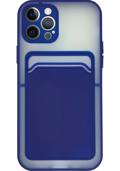 Fitcase Apple Uyumlu iPhone 12 Pro Kilif Cardy Kartlik Cepli Mat Kapak 514448012