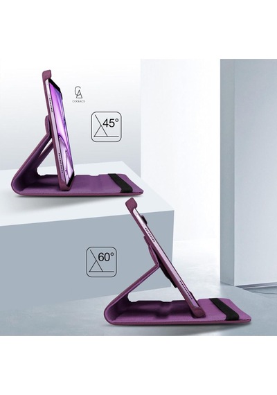 Apple Uyumlu iPad Air 11 2024 A2902-a2903 M2 Dönebilen Tablet Kılıfı + Ekran Koruyucu + Tablet Kalem
