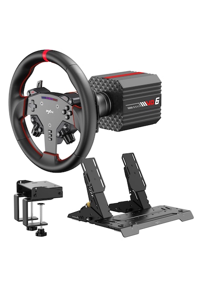 Pxn Vd6 Direct Drive Yarış Direksiyon Seti Bundle - 6nm Servo Motor - Pc Ve Laptop Uyumlu