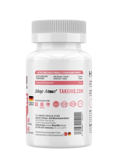Hıq Coenzyme Q10 60 Caps.