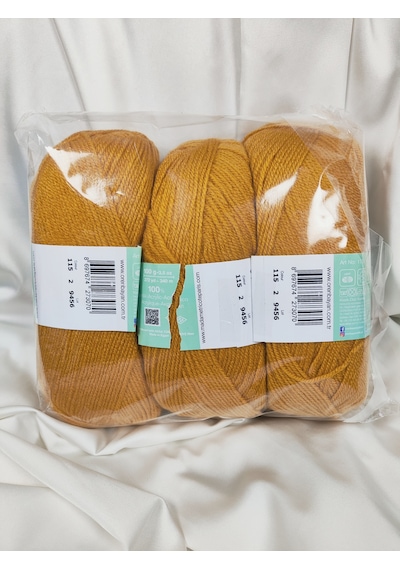 Super Baby Altın Bej El Örgü İpi Art No:1758 Nm:3.4 100gr. 340mt. 3 Adet - Renk: 115