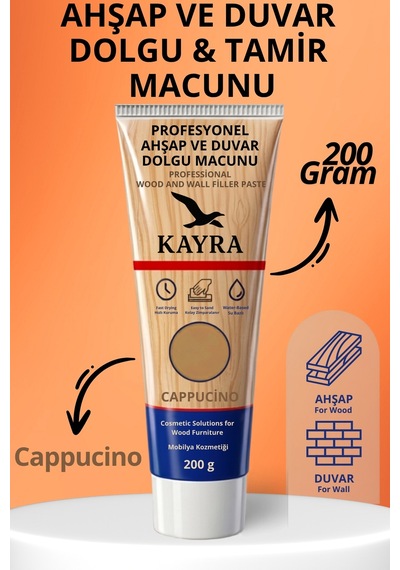 Cappucino Renk Ahşap Ve Duvar İçin Tamir Macunu Kullanıma Hazır 200 Gr Mobilya Dolgu Çatlak Giderici Çizik Kapatıcı Parke Sehpa Kapı Ahşap Merdiven Parke Çizik Giderme Macunu Ahşap Tamirat Dolgusu Cappucino Cappucino Cappucino Renk Ahşap Ve Duvar İçin Tamir Macunu Kullanıma Hazır 200 Gr Mobilya Dolgu Çatlak Giderici Çizik Kapatıcı Parke Sehpa Kapı Ahşap Merdiven Parke Çizik Giderme Macunu Ahşap Tamirat Dolgusu Cappucino Cappucino