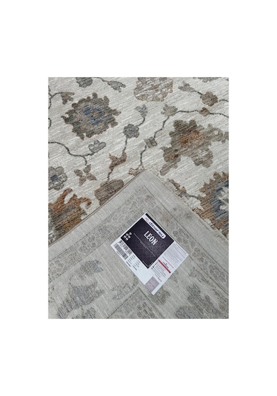 Dinarsu Leon Serisi Etnik Desenli Salon Oturma Odası Halısı Hav Toz Vermez Dokuma Taban 91048-110 Krem