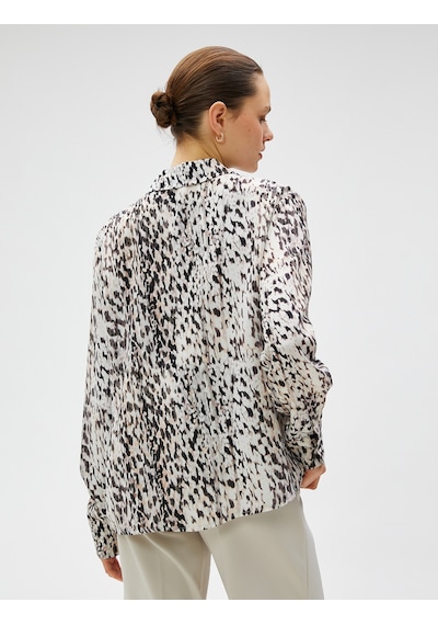 Koton Animal Desenli Gömlek Leopar Desenli 3sak60153pw Leopar Desenli