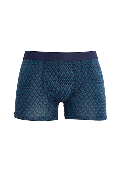 Tudors Erkek 6'lı Pamuklu Likralı Esnek Kumaş Premium Seri Boxer-41487 Çok Renkli