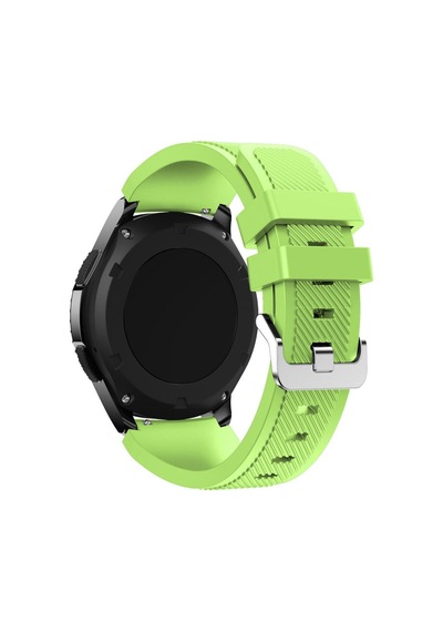 Samsung Uyumlu Gear S3 Kordon Frontier & Classic Silikon Kayış