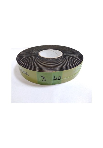 Kapı Pencere Bandı / Yapışkan Bantlı Sünger / Epdm-3Mmx40Mm-Siyah-10 Metre