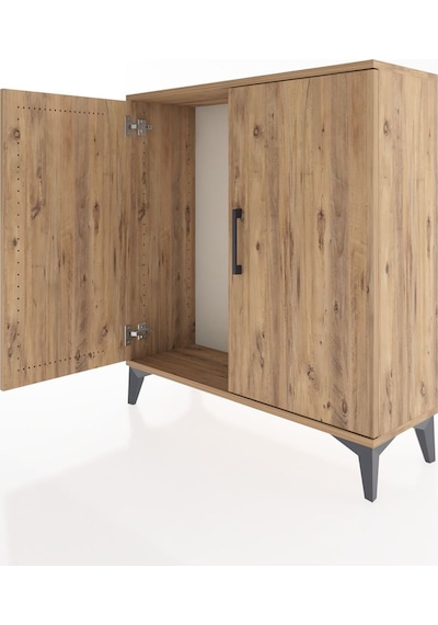 Arges Şifonyer 2 Kapaklı 88x30x96 Çam-çam Çam