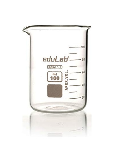 Beher, Cam, Kısa Form, 100ml