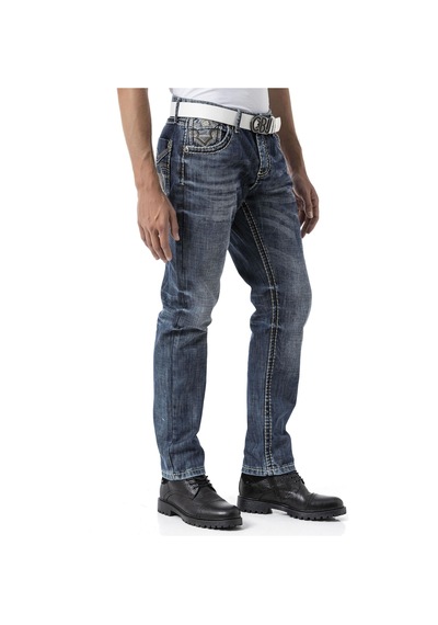 Cd862 Çok Şık Erkek Jeans Blue Mavi