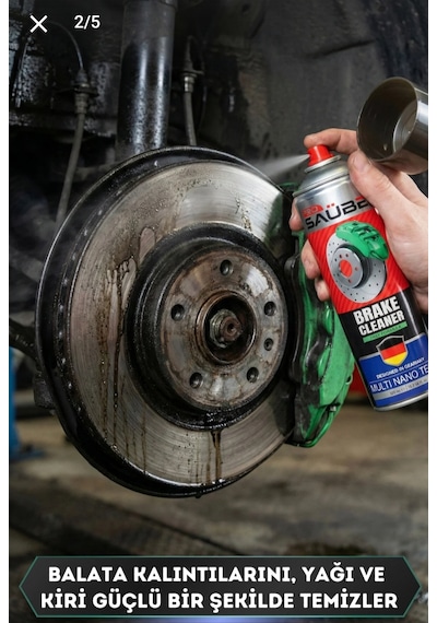 Prosaüber Fren Balata Spreyi 500 Ml 25 Li Koli Brake Cleaner Yağ Kir Sökücü Toplu Paket