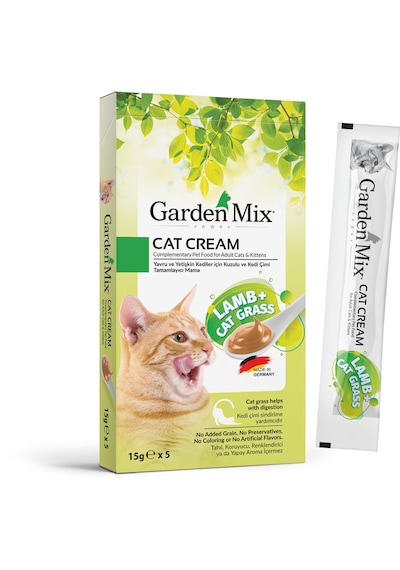 Garden - 441 - Mıx Kedı Kreması Kuzu Kedı Otu 5 X 15 Gr X - Spt-gld - 3 Adet