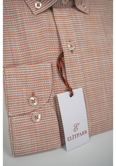 Elitpark %100 Pamuk Açık Kahve Uzun Kollu Pamuklu Cepsiz Regular Kalıp Premium Erkek Gömlek Açık Kahverengi Elitpark %100 Pamuk Açık Kahve Uzun Kollu Pamuklu Cepsiz Regular Kalıp Premium Erkek Gömlek Açık Kahverengi