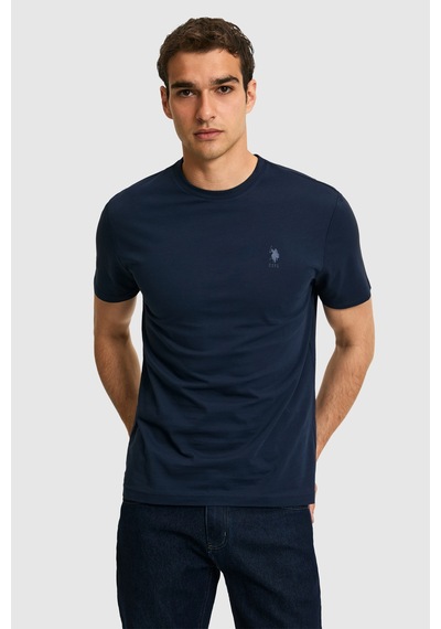 U.s. Polo Assn. Erkek Lacivert Tişört Basic 50326953-vr033