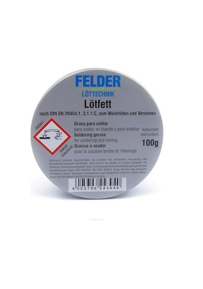 Felder Lötfett 100 Gr Lehim Pastası