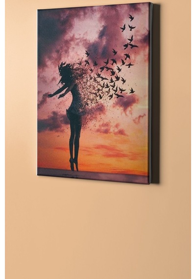 Webstyle Sayılarla Boyama Seti Kasnaklı Özgür Kadın 40 X 50 Cm